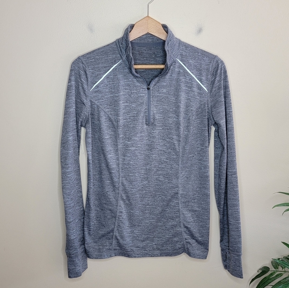 Xersion Gray Quarter Zip Pullover